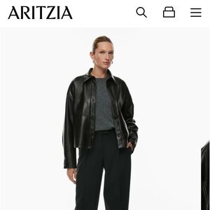 Aritzia Babaton Pelli Hip Shirt Jacket